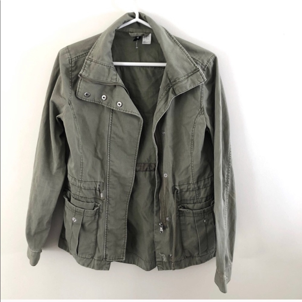 H&M army green jacket
